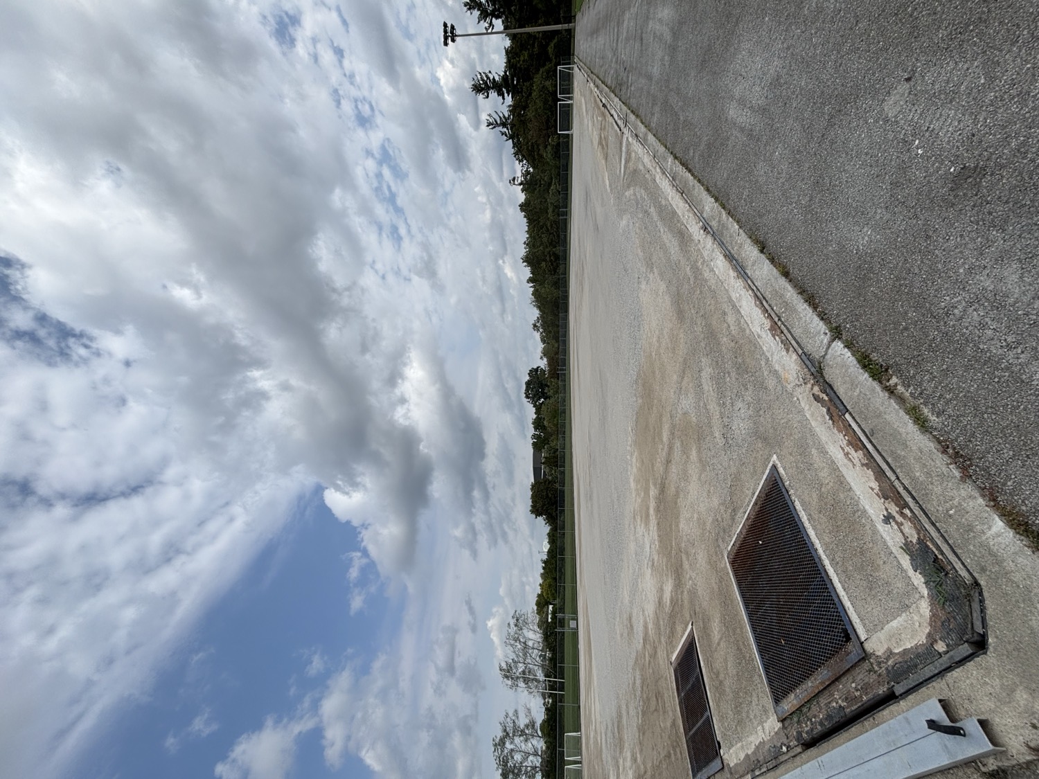 Graded and drained lot
