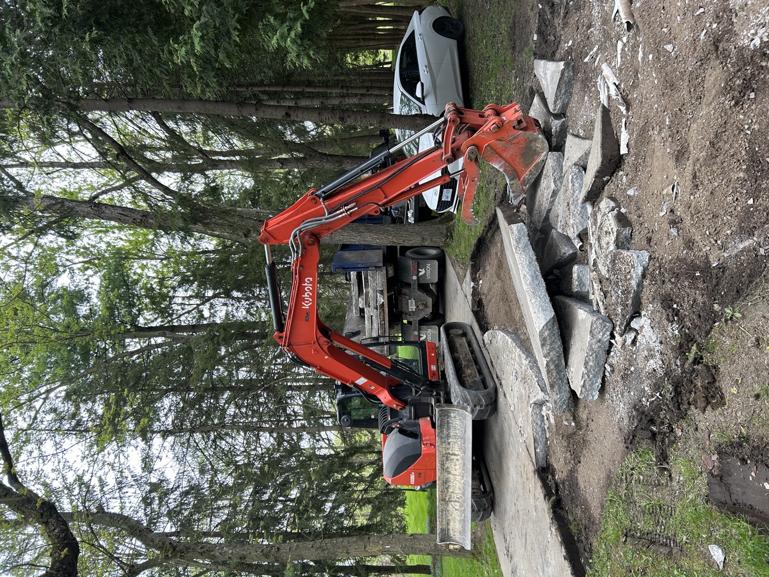 Demolition and excavation