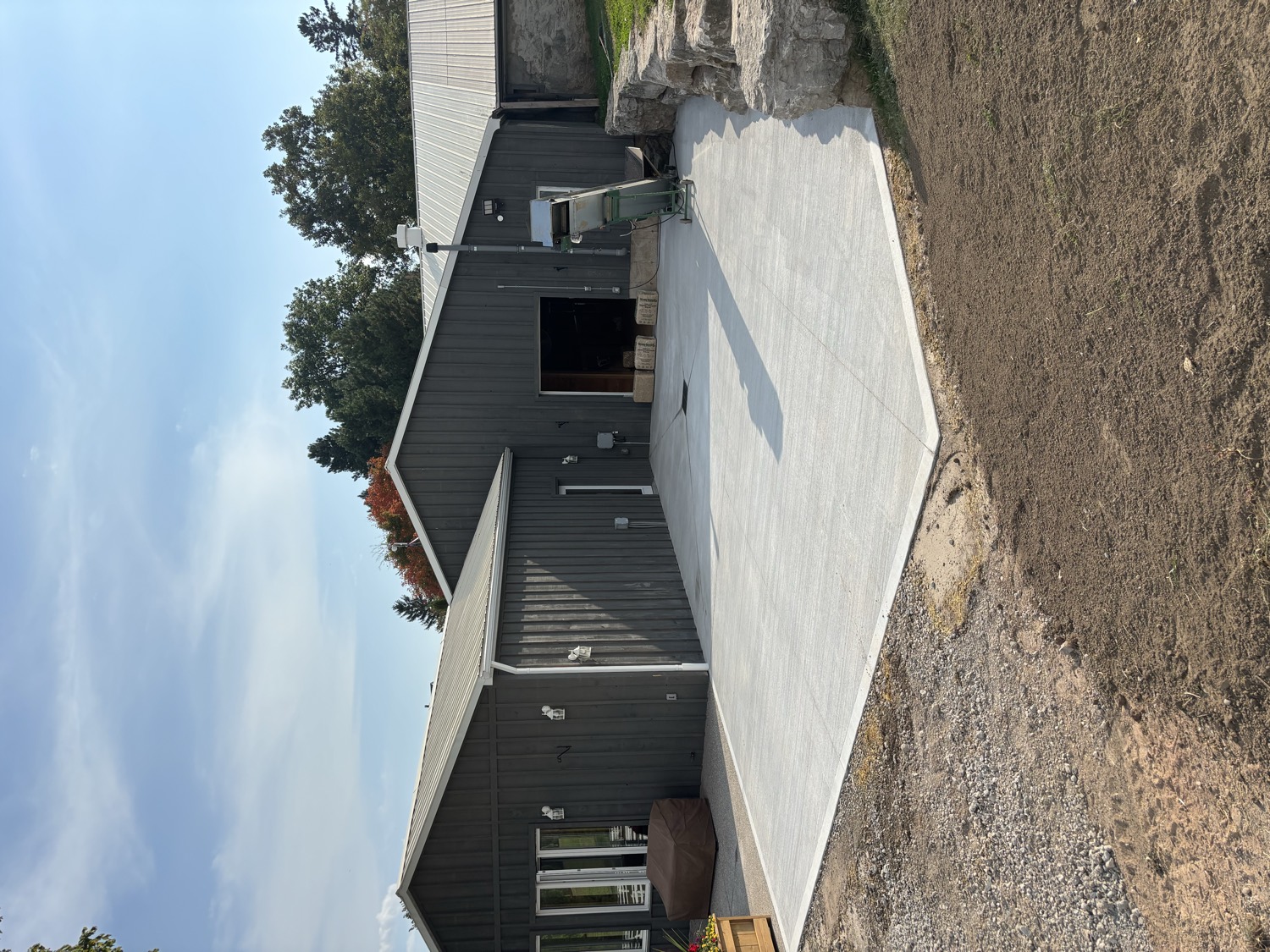 Finished concrete flatwork